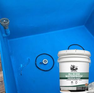 Universal All in One Waterproof Coating for Pools and Indoor Floors and Walls