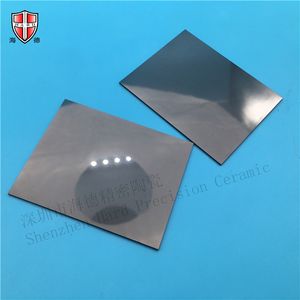 Pressureless Pressing Sintering Ssic Silicon Carbide Polished Ceramic Sheet Substrate Plate