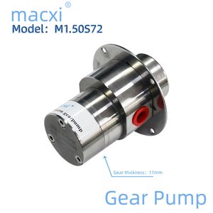 Stainless Steel Filling Machine Equipment Circulation Magnetic Metering Gear Pump Head M1.50s72