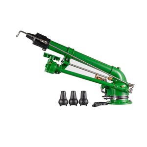 360 Degree Adjustable Impact Sprinkler Gun Water Irrigation Lawn Spray Gun Farm Use Watering Irrigation Rain Spray Gun