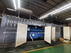 6.6kv 10.5kv 11kv High Voltage Containerized Yuchai Diesel Generator 1500kVA 1650kVA 1875kVA 2000kVA for Mining/Construction