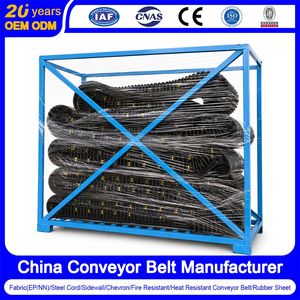 Flame Retardant Abrasion Resistant Corrugated Sidewall Conveyor Belt Anti-Static Rubber Belt for Underground Coal Mine Bulk Transportation Use