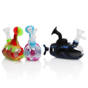 Esigo ODM/OEM Popular Dry Herb Shisha Hookah Oil DAB Rig Silicone Smoking Glass Water Pipes for Wholesale