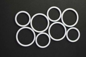 Durable White PTFE Seal Gasket for Flange and Valve Use