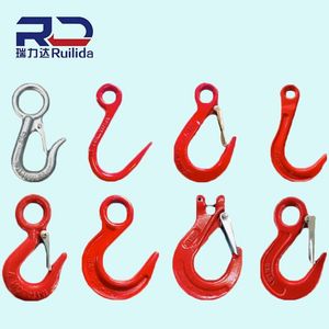 Large Opening Lifting Hook with Safety Latch