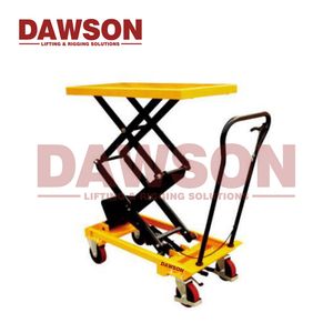350kg Heavy Duty Hydraulic Mobile High Lift Scissor Lift Table Stacker