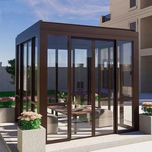 Foshan Customized Awning Outdoor Aluminum Alloy Automatic Shutter Pavilion