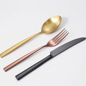 Luxury 304 Stainless Steel Gold PVD Plated Dinnerware Set for Wedding Hotel Restaurant