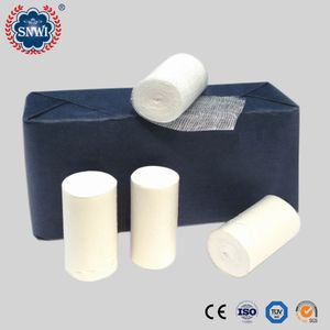 Hospital Surgical Sterile Medical Absorbent 100%Cotton Hemostatic Gauze Bandage for Wound Care