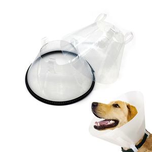 Comfortable Anti-Bite Pet Protection Collars Cat Dog Elizabethan Collar for After Surgery Healing