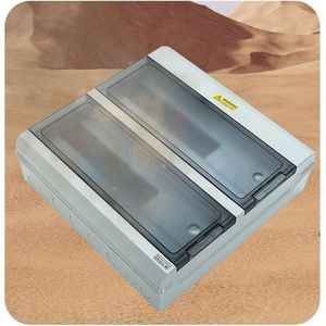 IP68 Pn-6 Four-Way ABS PC Plastic Electrical Box Single-Phase Indoor/Outdoor Waterproof MCCB Energy Meter with DIN Rail Installation