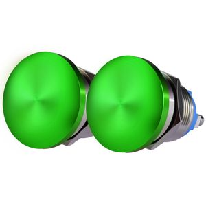 16mm 19mm 22mm No Momentary Stainless Steel Metal Mushroom Push Button Switch