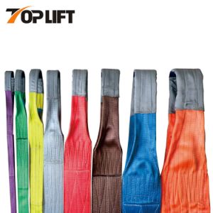 Heavy Duty 100% Polyester 2ply Flat Lifting Sling