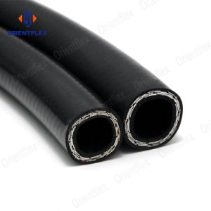 High Pressure Wire Braided SAE100 R2 Black Hydraulic Rubber Hose Pipe