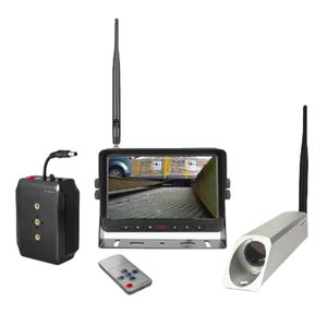Intelligent Digital Night Vision Forklift Alloy Camera ABS Monitor System