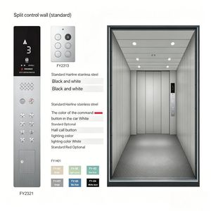 Standard Freight Elevator Durable Spray-Coated Steel Plate Cargo Lift