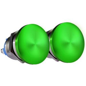22mm Ss Metal Push Button No Momentary for Panel Mushroom Push Button Switch