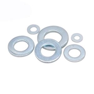 China Manufacture Galvanized Carbon Steel Flat Washer M6 M8 M10 M12