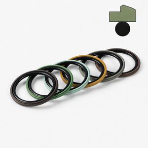 Gsj PTFE+NBR Single Acting Hydraulic Rod Step Rubber Oil Seal Hydraulic Cylinder Seal
