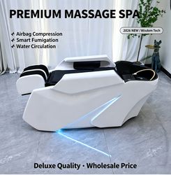 Electric Shampoo Chair with Massage and Head SPA
