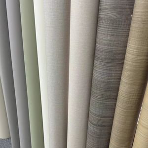 High Quality Wood Veneer Solid Color Interior PVC Film for Wall Cldding WPC Wallpaper Wall Panels
