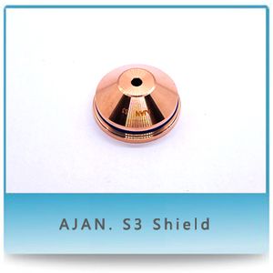 Ajan Consumables S3 Shield for Plasma Torch Electrode Nozzle Shield E0-E1 E3 S3 S4 N2 N3 N5 N7 S3