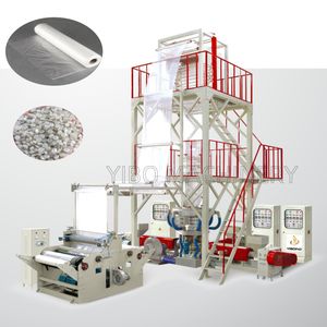 High Speed Rotary Die Head HDPE LDPE PE Plastic Film Blowing Machine Extruder Biodegradable Plastic Blown Film Blowing Extrusion Machinery Price