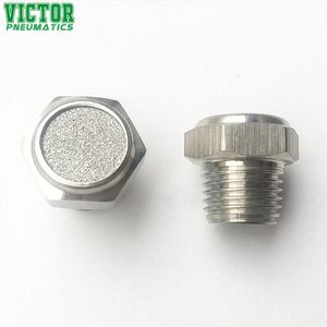 1/8 Stainless Steel Muffler Air Silencer Exhaust Muffler