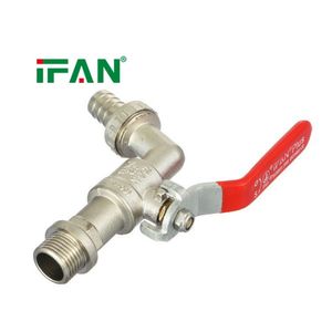Ifan Factory Wholesale Brass Bibcock Tap 1/2 Inch Brass Bibcock Water Brass Faucet