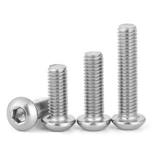 Stainless Steel 18-8 ISO7380 Allen Hex Drive Button Pan Head Hexagon Socket Cap Bolts