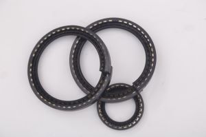 NBR Fabric Rotary Shaft Oil Seal with Spring Single Lip