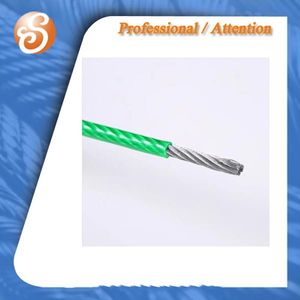 7X7 PVC Coated Steel Wire Rope Galvanized Plastic Covered Cable