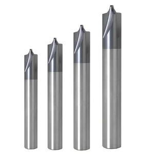 CNC Carbide Chamfering Milling Cutter 60 90 120 Degree Spot Drill Bit Degrees End Mill Stub Starting Location Center Router Bit