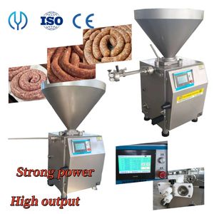 Industrial Automatic Electric Twist Vacuum Sausage Filler Vacuum Sausage Stuffers Filler Making Filling Stuffing Machine Meat Processing