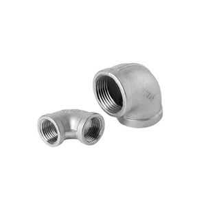 Premium Stainless Steel Female Thread Elbow Connector for Plumbing Solutions