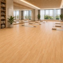 Commercial Linoleum Vinyl Flooring Roll 2mm Waterproof Flexible PVC Floor for School and Office