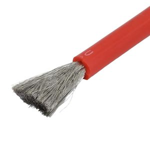 0.5mm 0.08mm Copper Wire Stranded Silicone Rubber Super Soft Wire 600V