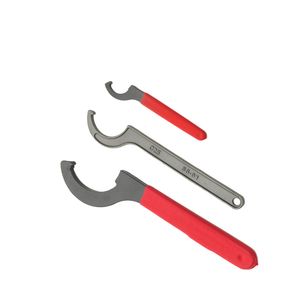 High Precision Chrome Vanadium Steel Adjustable Hook Wrench C Spanner Hook Spanner Wrench