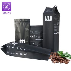Aluminum Foil Plastic Food Packaging Quad Sealed Bag