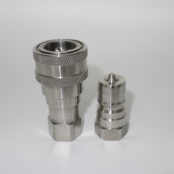 Naiwo Nwb Shut-off Quick Connector Coupling Manufacture Stainless Quick Coupler ISO-B 3/8