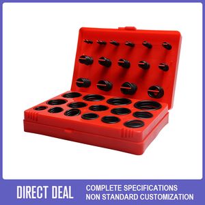 Metric Standard Series 419PCS 386PCS 382PCS 225PCS O Ring Kit Rubber Seal Assortment O-Ring Service Kit Repair Box