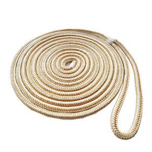 Durable 1/2 Inch Nylon Polyester Braided Dock Line for Boats