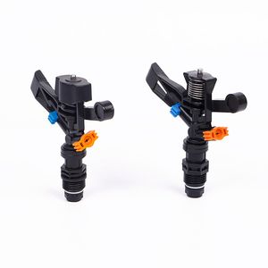 High Quality 360 Degree Rotatable Single Double Hole Irrigation System Rain Gun Water Sprinkler