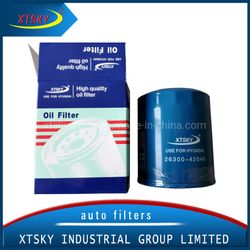 Automobile Oil Filter Manufacturer 26300-42040 for Hyundai