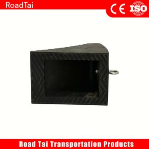 Heavy Duty Wheel Chock with Eyebolt for Truck Wheel Chock