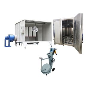 High Quality Powder Coating Full Painting Line Systems with Spray Gun/Spray Booth/Curing Oven for Steel Chair