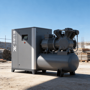 High-Efficiency Dual-Stage Compression Unit for Stable Industrial Air Supply