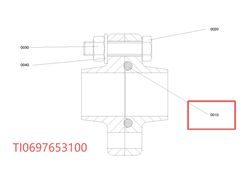 Khs Krones Spare Parts O-Ring Ti0697653100