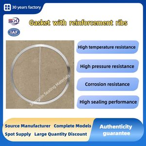 Heat Exchanger Sealing Gasket SS316 Solid Metal Toothed Graphite Composite Gasket