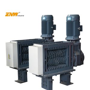 Metal Waste Fire Extinguisher Shredder Machine Iron Plastic Woven Bag Shredder Machine